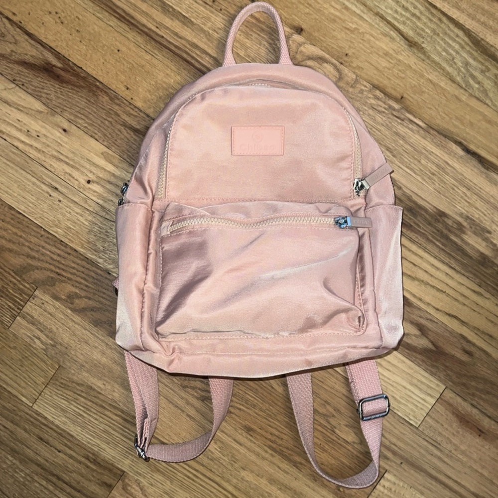Chibao Nylon Mini Backpack in Blush Pink